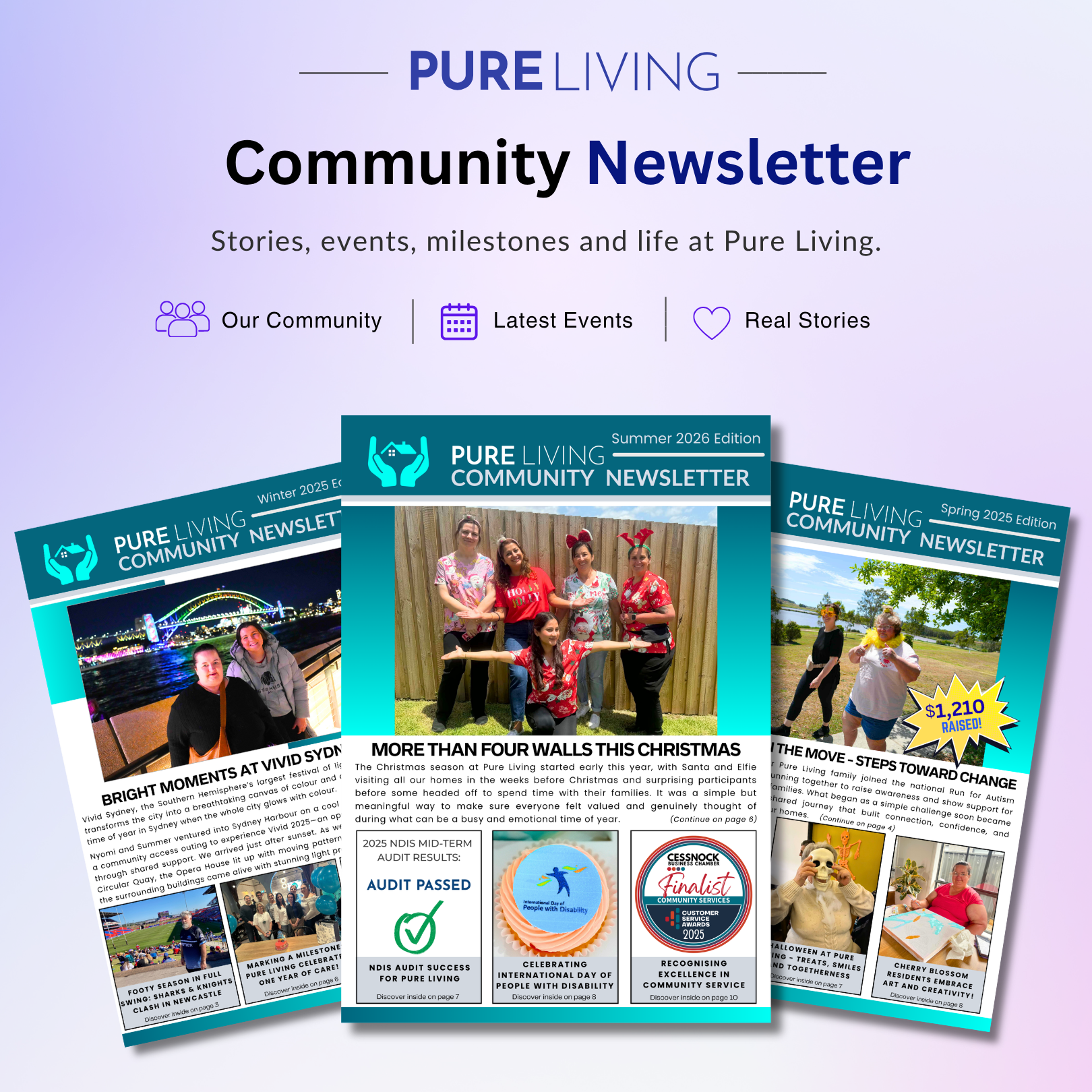 Pure Living Community Newsletter